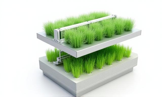 Diagram of the Fjallgreen Gardens mounting system